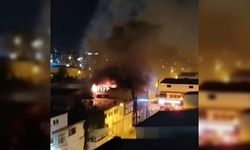 Diyarbakır Toptancılar Sitesi'nde yangın (VİDEO)
