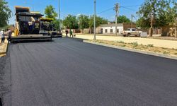 Bismil'de Ambar mahallesinin yolu asfaltlandı