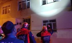 Malatya'da hasarlı evde göçük meydana geldi