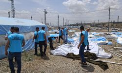 Diyarbakır’da çadır kentteki çadırlar toplatılıyor