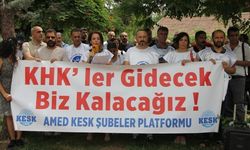Diyarbakır’daki emekçilerden KHK eylemi