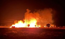 Diyarbakır'da büyük yangın; 400 dönüm buğday ve mercimek kül oldu