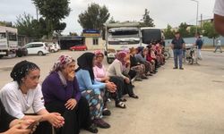 Mersin meyve sebze halinde işçiler iş bıraktı