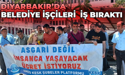 Diyarbakır'da belediye işçileri iş bıraktı
