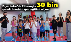 Diyarbakır’da 21 branşta 30 bin çocuk ücretsiz spor eğitimi alıyor
