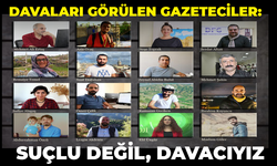 Davaları görülen gazeteciler: Suçlu değil, davacıyız