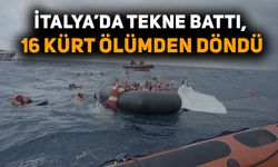 İtalya’da tekne battı, 16 Kürt ölümden döndü