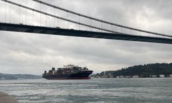 Tahıl Koridorundan geçen konteyner yüklü ilk gemi İstanbul'da