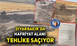 Diyarbakır'da hafriyat alanı tehlike saçıyor!
