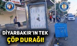 DİYARBAKIR’IN TEK ÇÖP DURAĞI!