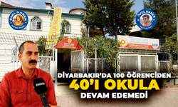 Diyarbakır’da 100 öğrenciden 40’ı okula devam edemedi