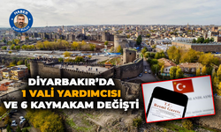 Diyarbakır’da 1 vali yardımcısı ve 6 kaymakam değişti