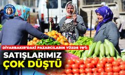 Diyarbakır’daki pazarcıların yüzde 78’i: Satışlarımız çok düştü