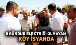 Diyarbakır'da 6 gündür elektriği olmayan köy isyanda
