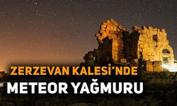  3 bin yıllık Zerzevan Kalesi’nde meteor yağmuru görsel şölen oluşturdu