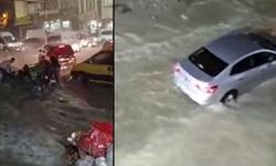İstanbul'u sağanak yağış vurdu! Birçok ev ve iş yerini su bastı, yollar dereye döndü