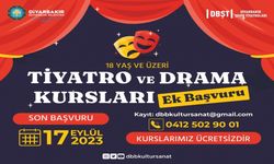 Diyarbakır'da tiyatro ve drama kursları için ek başvuru açıldı