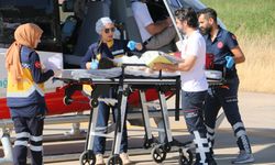 Ambulans helikopter Lice’deki bebeğin imdadına yetişti