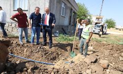 Diyarbakır'da Gözalan mahallesinde içme suyu soruna çözüm
