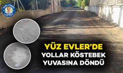 Yüz Evler’de yollar köstebek yuvasına döndü