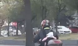 Karayolunda şok görüntüler