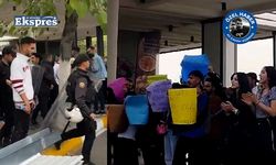 Dicle Üniversitesi öğrencileri tacizi protesto etti