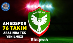 Amedspor, 76 takım arasında tek yenilmezi