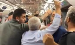 Metroda ‘tükürük’ kavgası: Metro boks ringini aratmadı