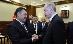 Erdoğan, Kırgızistanlı mevkidaşı Caparov ile görüştü