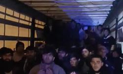  Alüminyum yüklü tırda 48 düzensiz göçmen yakalandı