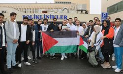 Diyarbakır’da sağlıkçılardan İsrail’e tepki