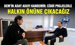 DEM’in aday adayı Kandemir: Ciddi projelerle halkın önüne çıkacağız