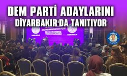 DEM Parti adaylarını Diyarbakır'da tanıtıyor