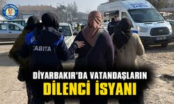 Diyarbakır’da vatandaşların dilenci isyanı