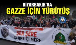 DİYARBAKIR’DA GAZZE İÇİN YÜRÜYÜŞ