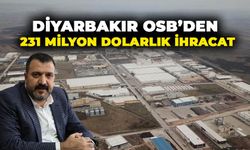 Diyarbakır OSB’den 231 milyon dolarlık ihracat