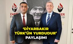 ‘Diyarbakır Türk’ün yurdudur’ paylaşımı