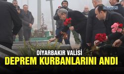 Diyarbakır Valisi, deprem kurbanlarını andı