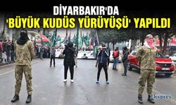 Diyarbakır'da 'Büyük Kudüs Yürüyüşü' yapıldı