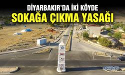 Diyarbakır’da iki köyde sokağa çıkma yasağı
