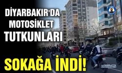 DİYARBAKIR'DA MOTOSİKLET TUTKUNLARI SOKAĞA İNDİ!