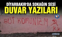 Diyarbakır'da sokağın sesi duvar yazıları