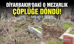 Diyarbakır'daki o mezarlık çöplüğe döndü!