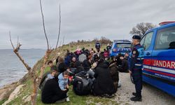 68 kaçak göçmen son anda kurtarıldı
