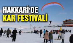 Hakkari’de kar festivali