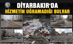 Diyarbakır’da hizmetin uğramadığı bulvar
