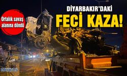 Diyarbakır’daki feci kaza! Ortalık savaş alanına döndü