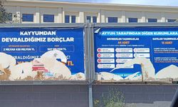 Diyarbakır'da borçların asıldığı billboardlara saldırı
