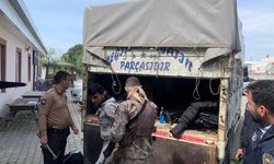 Kamyonet kasasında 36 kaçak göçmen yakalandı