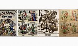 Fransızların 1860 alfabe albümünde Kürtler